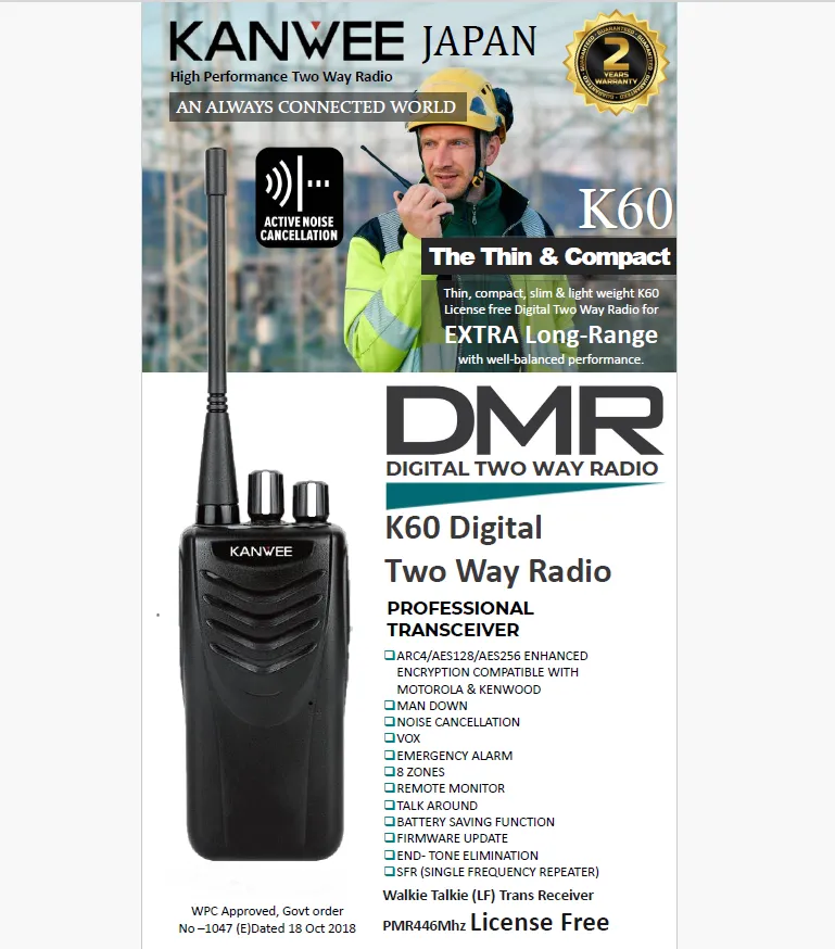 K60 DMR RADIO 2026