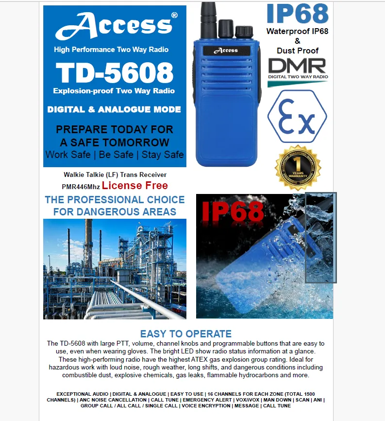 ACCESS FLAME PROOF RADIO 2026